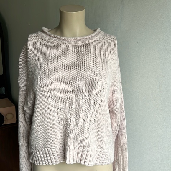 Skull Cashmere Sweaters - Skull cashmere light pink sweater